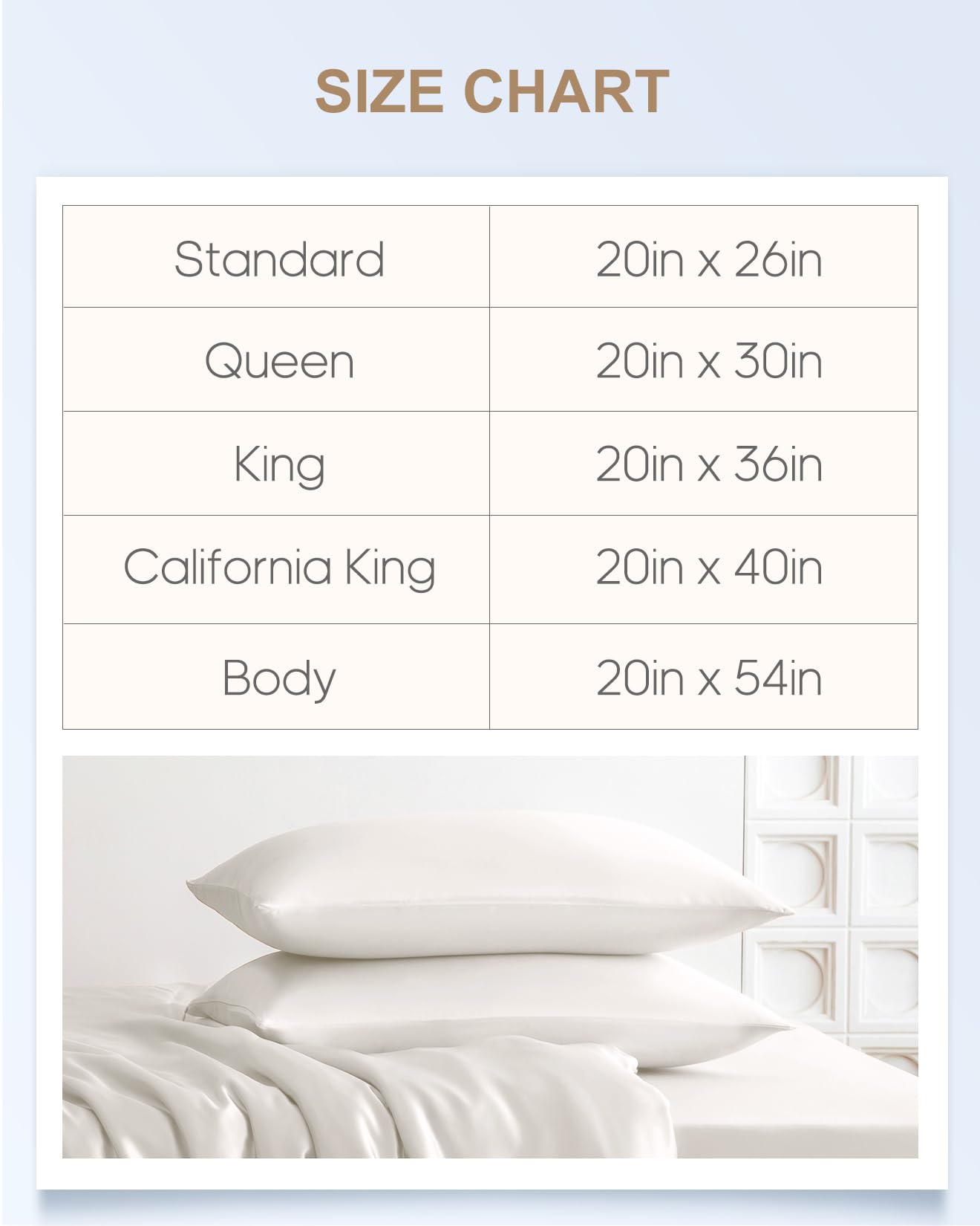 THXSILK 22 Momme 100% Mulberry Silk Standard Pillowcase, 2 Pack