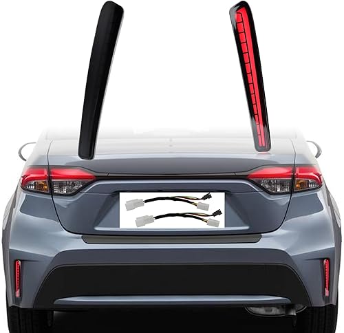 Miniatura 7 de Kit de luces LED de freno para parachoques trasero, luz de circulación diurna, lámparas de señal de giro secuencial dinámicas para Toyota Corolla L