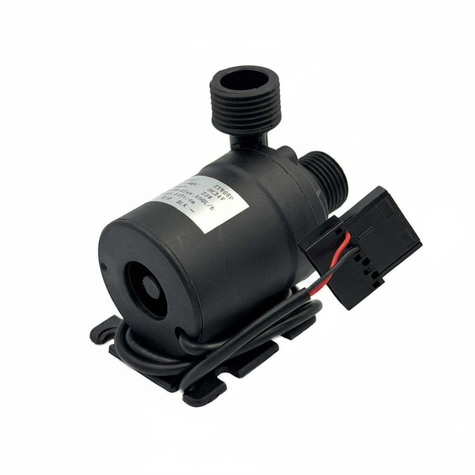 MERISHOPP Low Noise Aquarium Circulation Pump Long Lifespan Submersible Water Circulation Device High Performance for Fountain, Hydroponics, Black, Dc24v-picture-58