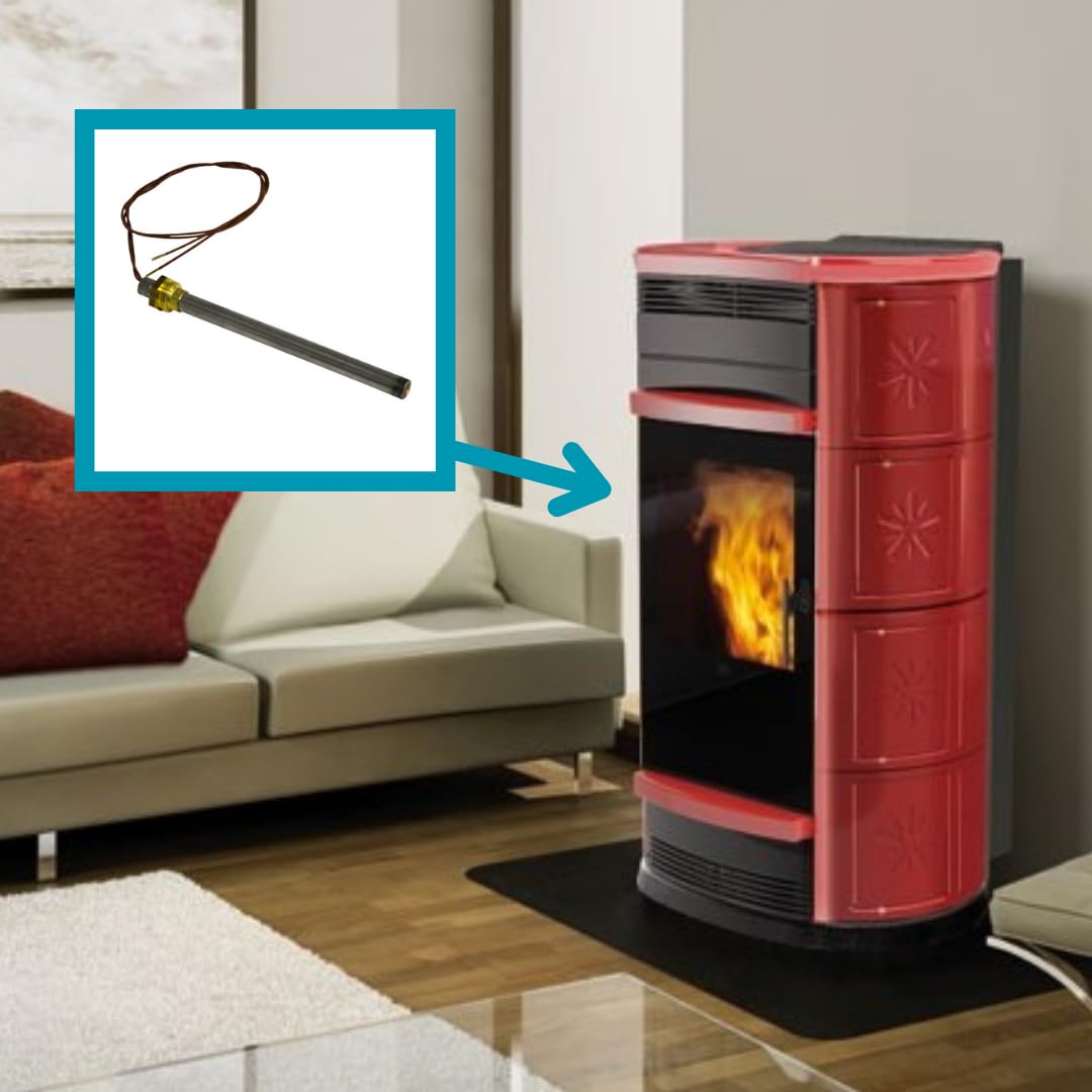 Resistencia estufas de pellet D9.9mm Longitud 130mm | Estufas pellet | Resistencia de encendido | Sistemas de calefacción, estufas y sistemas de biomasa