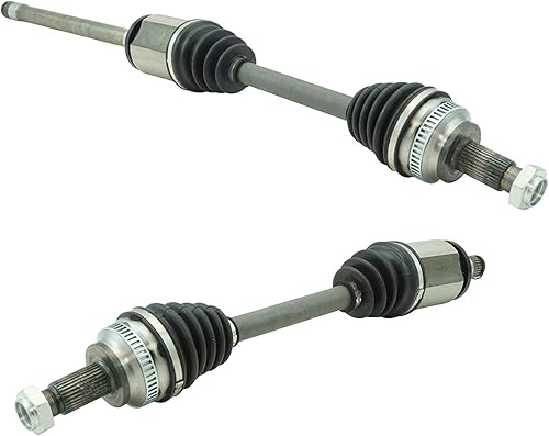 Miniatura 482 de TRQ Juego de conjunto de eje de transmisión CV delantero para conductor y pasajero, 2 piezas, compatible con Ford Explorer 4WD 95-01, Explorer AWD