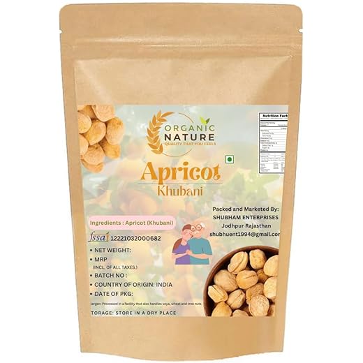 Organic Nature Dried Apricots 900g