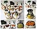 TOTORO 12 Piece Birthday CUPCAKE Topper Set Featuring Chu Totoro, Chibi, Catbus and Other Totoro Characters, Themed Decorative Accessories, Figures Average 1" to 2" Inches Tall