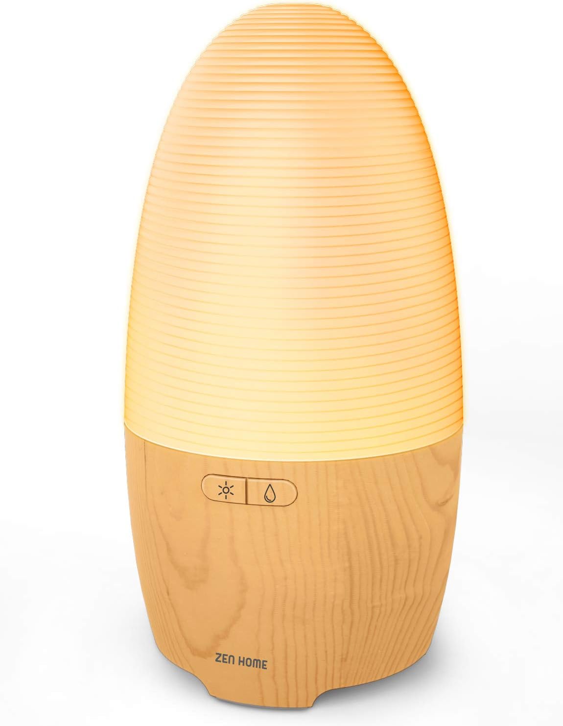 Essential Oil Diffuser Rechargeable, ZenHome Portable USB Aroma Essential Oil Cool Mist Humidifier with 9 hrs of Cordless Time + Adjustable Mist Mode + Waterless Auto Shut-off for Baby Bedroom Office