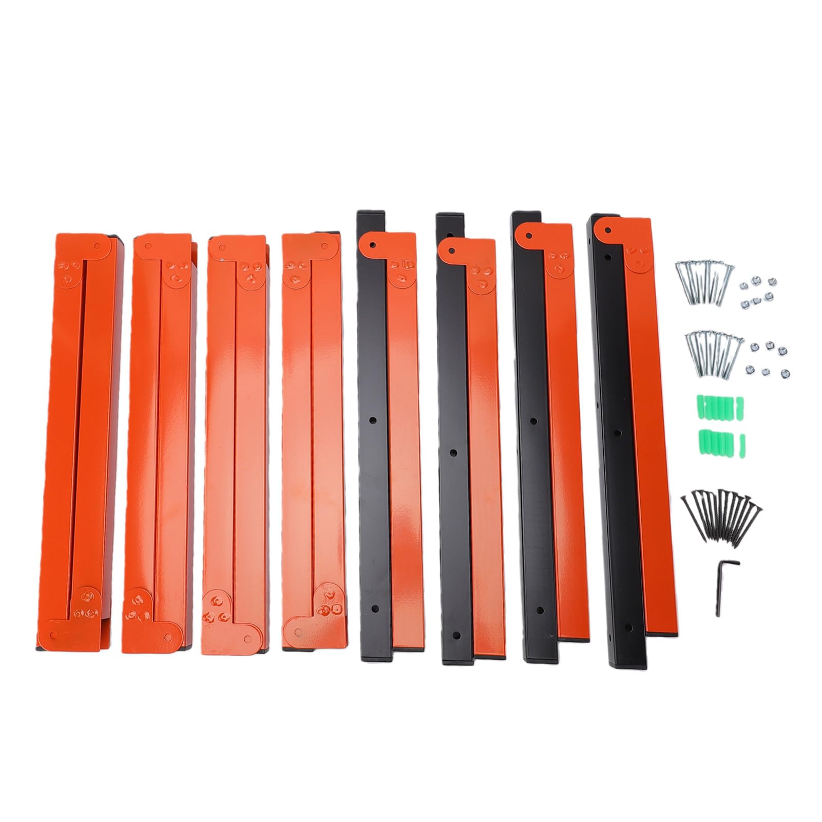 ViaGasaFamido Holzlagerregal Garagenregal 4er Pack for Garage Werkstatt