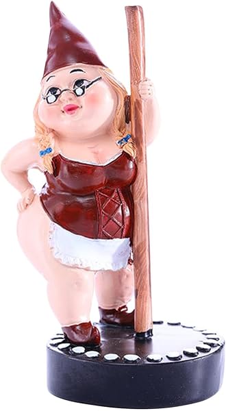 Garden Yard Art Figurine, Resin GNOME Lawn Decor, Pole Dance Garden Sculpture, Humorous GNOME Statue, Creative Patio Lawn Ornament, Funny GNOME Yard Decor for Patio, Lawn, Garden Yard and Art - 1