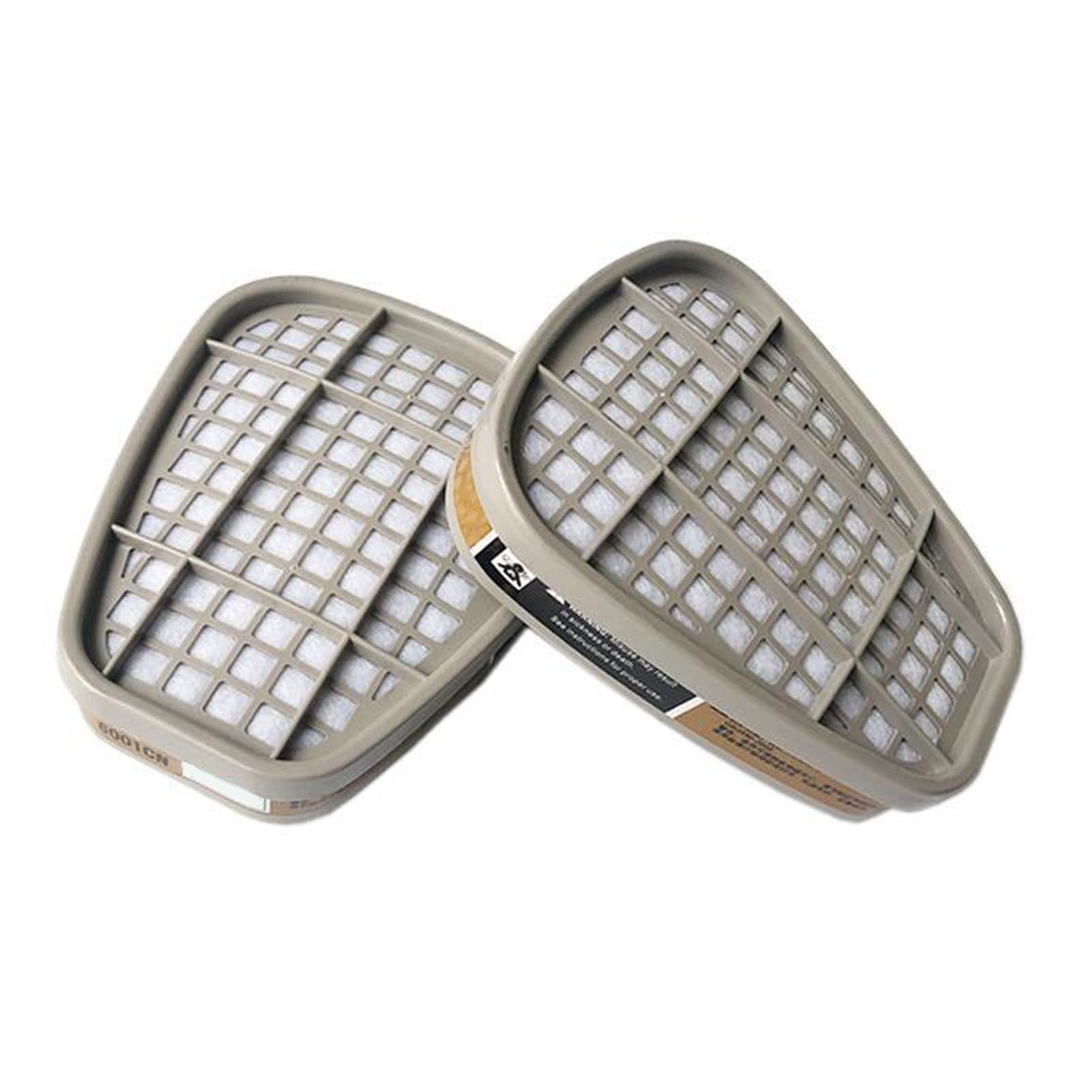1 Pair 6001 Gas Cover Filter Cartridge Reusable Chemical Gas Filter Cartridges for 6800 7502 6200 Gas Cover