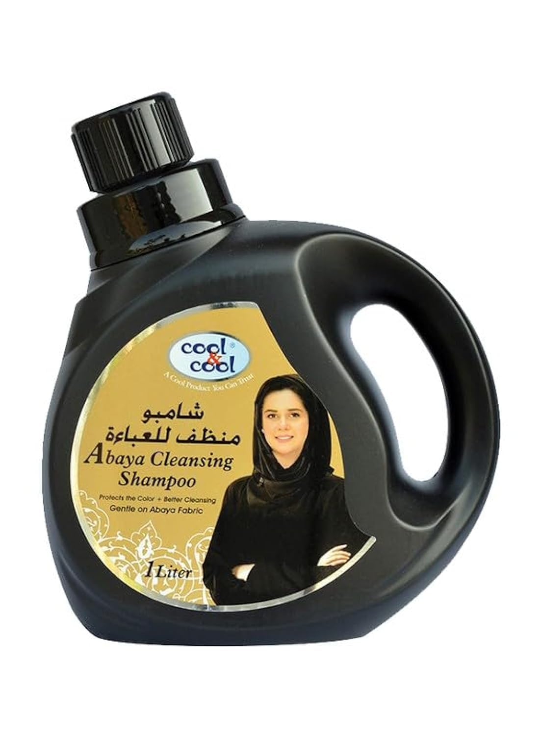 Cool & Cool Abaya Cleansing Shampoo 1 Liter - Gentle Fabric Care, Color Protect, Long Lasting Fragrace & Easy Rinse Off