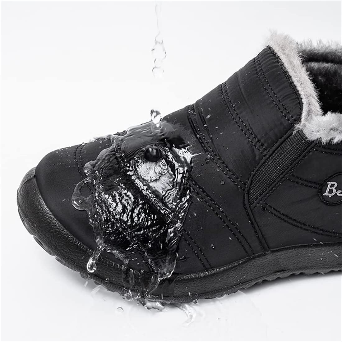 Gallen Botas impermeables, botas de invierno Boojoy para mujer, botas de nieve de invierno, botines antideslizantes cálidos