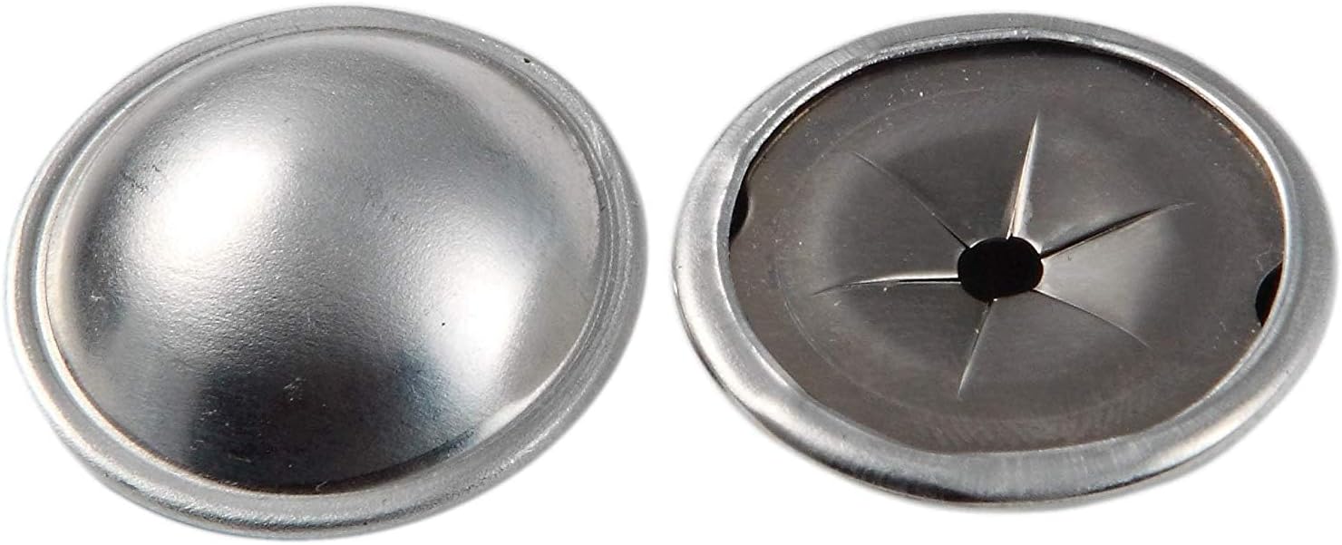 Insulation Dome Cap Washers (500, Aluminum) Made in USA
