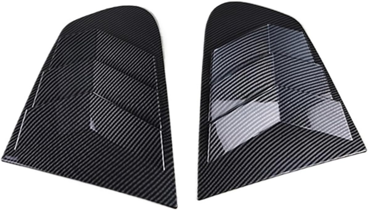 2 Pcs Car Rear Window Side Vent Shutter Louver Trim Cover Compatible for VW Scirocco Auto Accessories