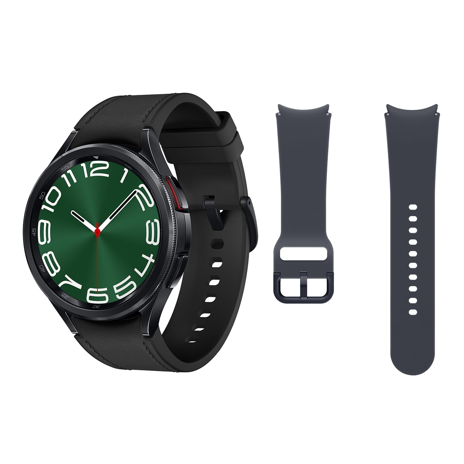 Samsung Galaxy Watch6 Classic 4G LTE, 47 mm + Correa de recambio - Smartwatch, Control de Salud, Seguimiento Deportivo, Batería de Carga Rápida, Negro (Versión Española)