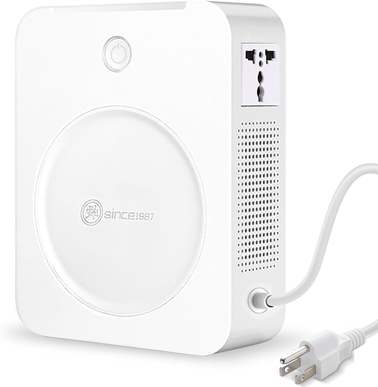 SUNSHUN 2000W 110v to 220v Converter Step Up Voltage Transformer 110v/120V to 220V/240V with 2 Output Sockets for Europe Asia Appliances Used in US 2000 Watts White