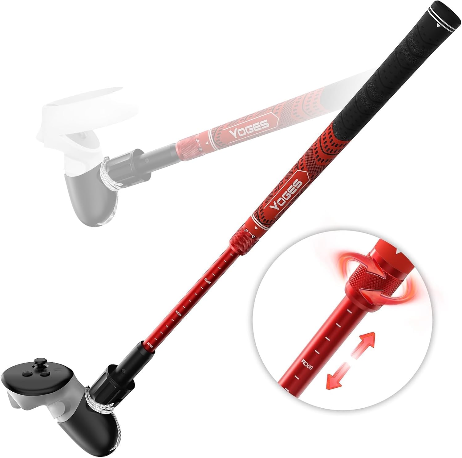 Amazon.com: YOGES Adjustable Length VR Golf Club Handle for Meta