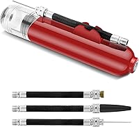 Vista 2 de Bomba de bola, bomba de aire inflable de doble acción con 3 agujas y 2 boquillas para pelota de fútbol, baloncesto, voleibol, globos, bicicletas