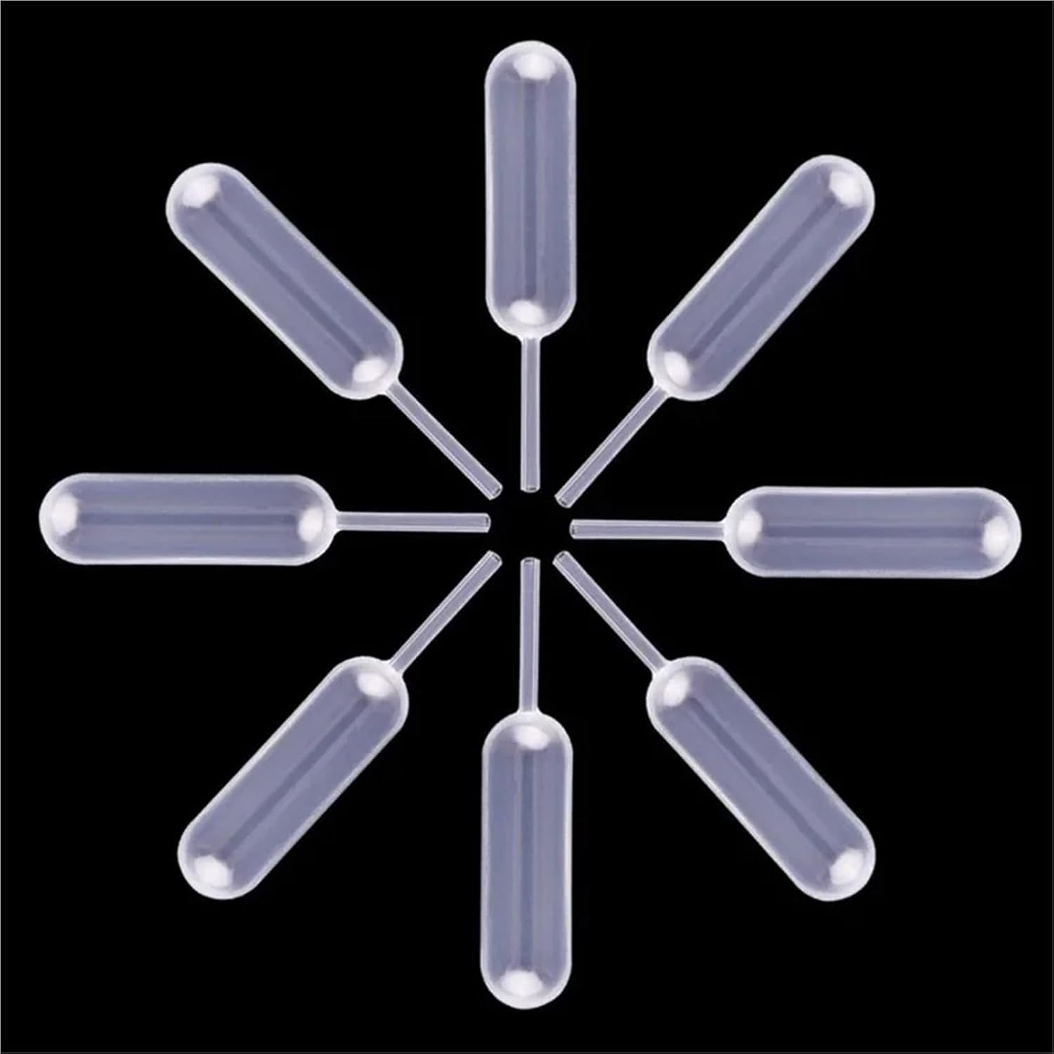 Cupcakes Pipettes 500 Pcs 4ml Refillable Bottle Disposable Pipette Plastic Squeeze Transfer Dropper for Strawberry Cupcake Icecream Chocolate