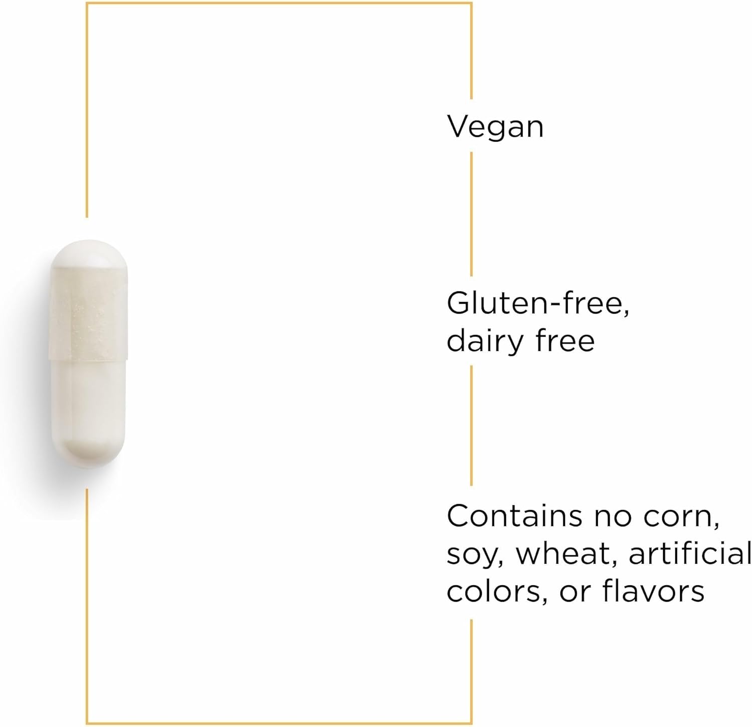 Integrative Therapeutics GABA - Brain Health Supplement That Supports Nerve Cell Function* - Support Neurochemical Balance & Neurotransmitter Production* - Dairy-Free - 60 Capsules (60 Servings) - Image 3