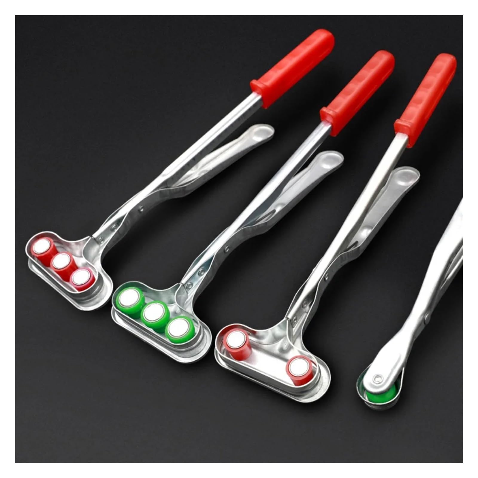 Starke magnetische Klaue Pick Up Tool Heavy Duty Krallenaufnahmewerkzeug aus kohlenstoffreichem Stahl, robuste Industrie-Sicherheits-Handzange, langlebig, starke magnetische Stempel-Sicherheitsklemme