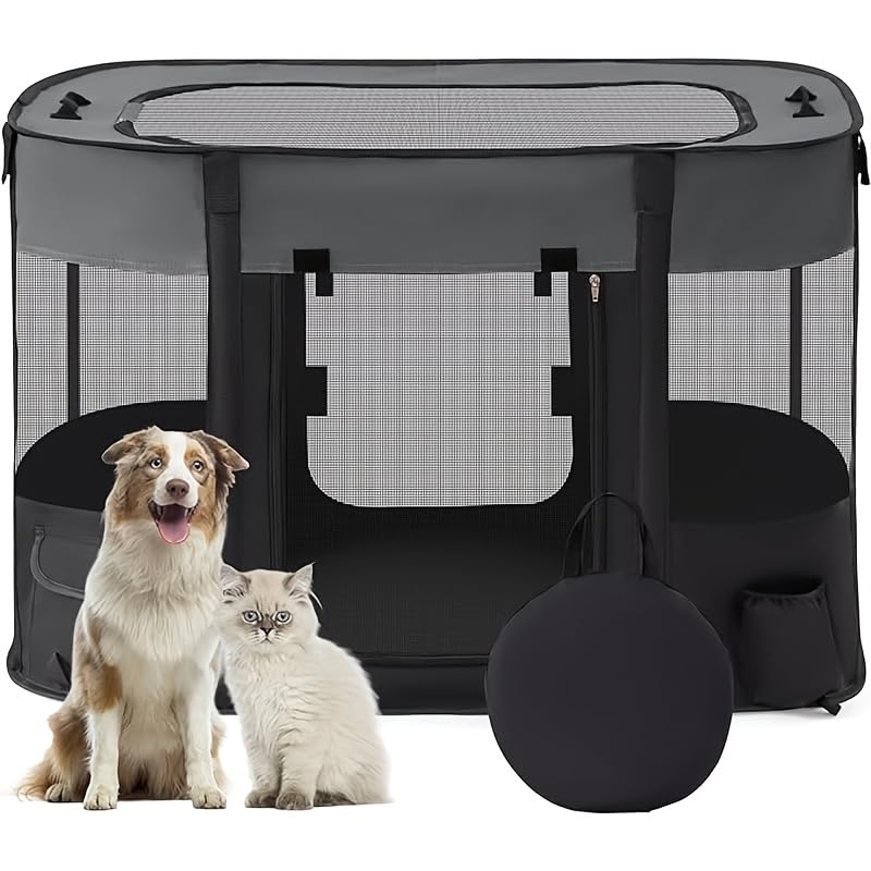 Amazon | 折りたたみサークル 犬 折畳み ペットサークル ポータブル