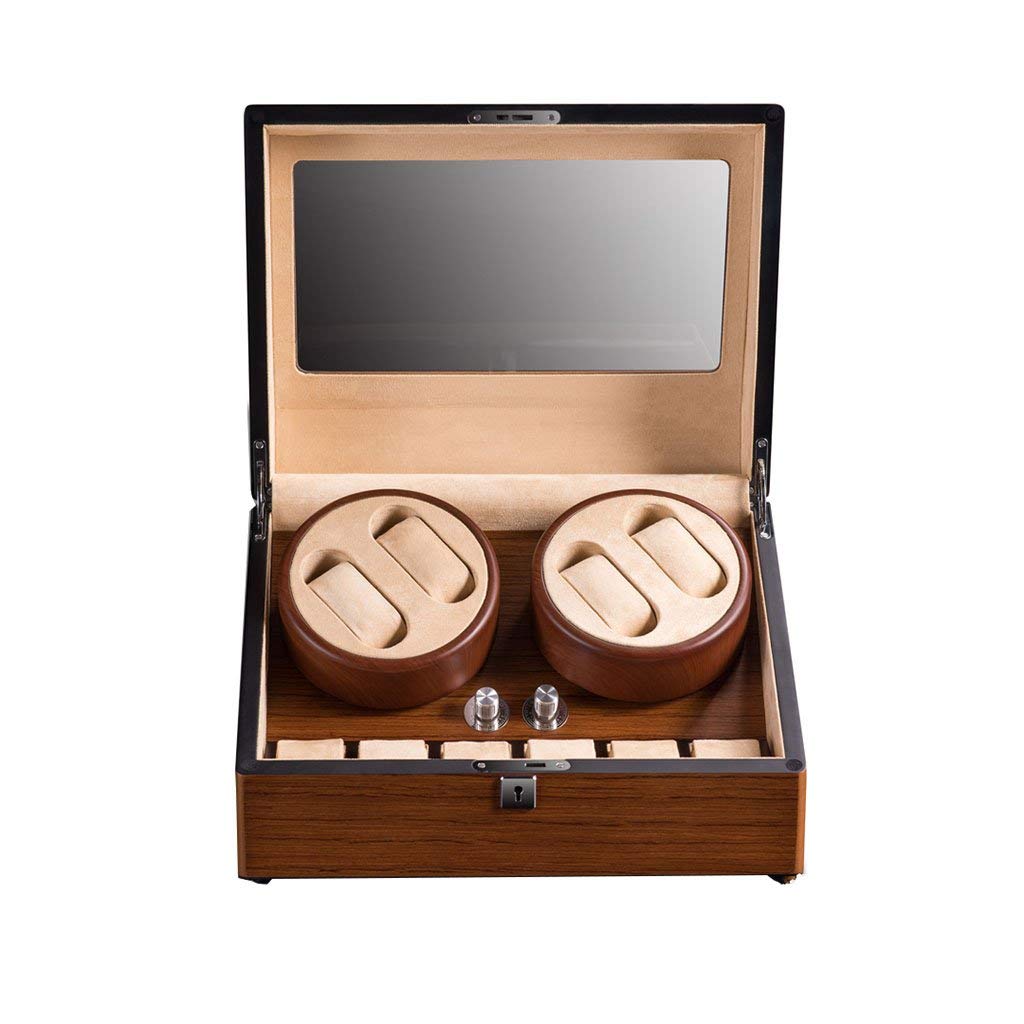 QHYXT4+6 Watch Mechanical Watch Self-Winding Watch Holder Storage Box Watch Winder Watch Box