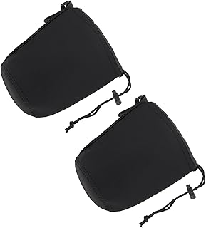 OSALADI 4 PCS camera lens bag camera filter pouch camera lens carrying pouch drawstring lens pouch neoprene