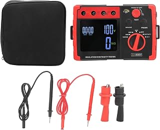 amiciSense Megohmmeter, Digital Insulation Resistance Tester with AC/DC Voltage Test and Large LCD Display Price In India