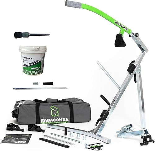 Rabaconda Kit de iniciación de cambiador de neumáticos de motocicleta de calle