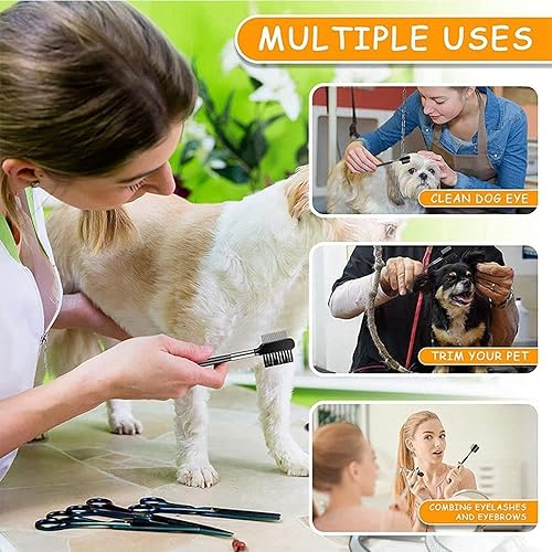 Miniatura 4 de Peines para perros, cepillo de cabeza, removedor de manchas de lágrimas, gatito, cachorro, peine de ojos para mascotas, productos para mascotas para