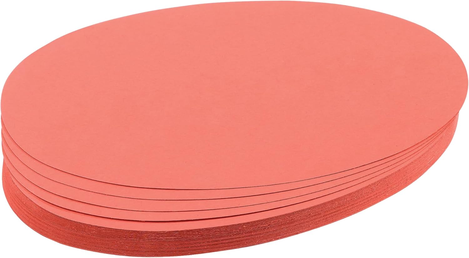 Franken UMZ 1119 04 Prompt Cards Oval 11 x 19 cm 130 GSM Pack of 500 Yellow 500 Stück Orange