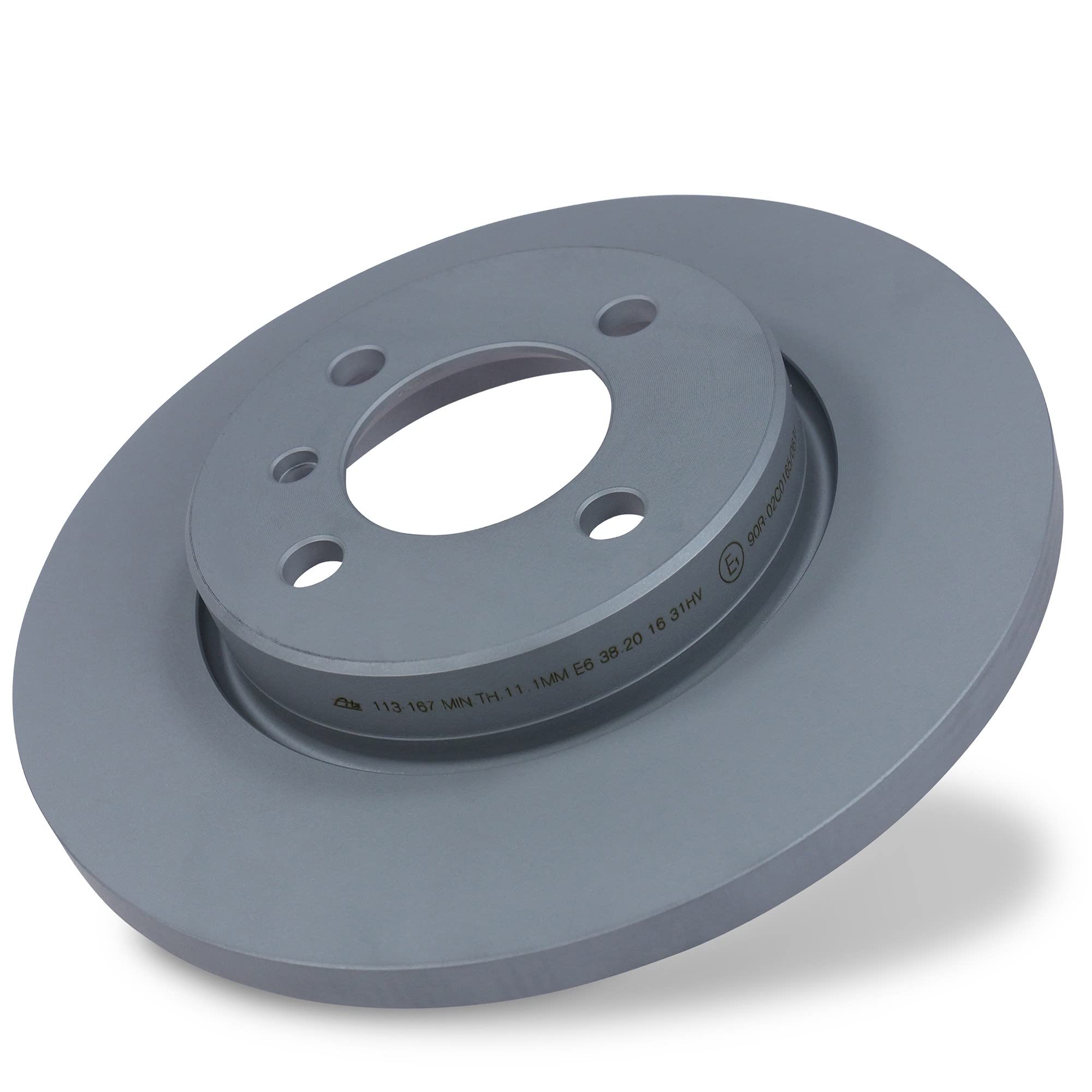 ATE Bremsenset Vorderachse inkl. Bremsscheiben vorne Ø 260 mm voll und Bremsbeläge vorne + Verschleißkontakt Kompatibel mit BMW 3er (E30)
