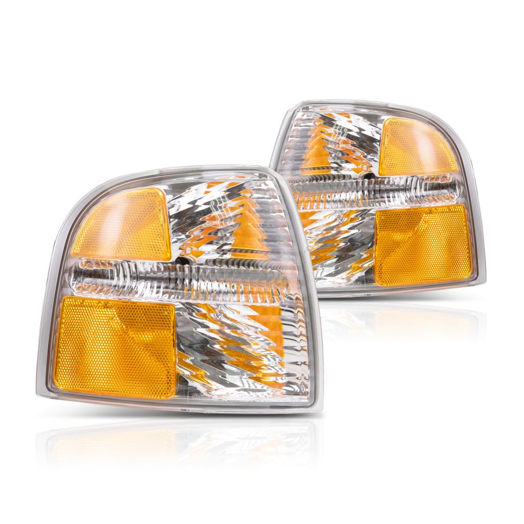 CarLights360: For Ford Explorer Signal Corner Light 2002 2003 2004 Pair Driver and Passenger Side (DOT Certified) Replaces FO2520167 + FO2521167