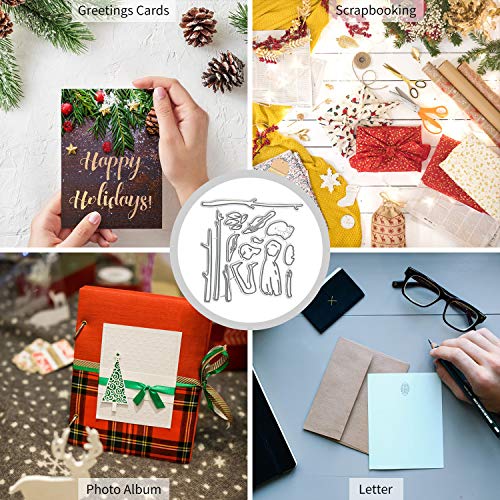 Changxi Matrizes de corte de metal de natal Menina Forma de corte Die para DIY Álbum de fotos Scrapb