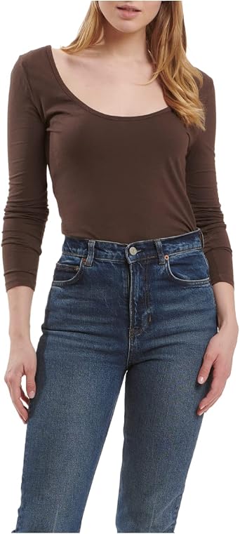 Splendid Reversible Scoop Neck Long Sleeve