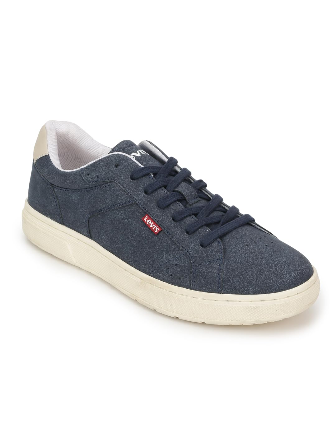 Levis Mens Hudson Navy/Beige Casual Sneakers - 7 UK (87970-0150) (B0CXX8TK9G) Amazon Price History, Amazon Price Tracker