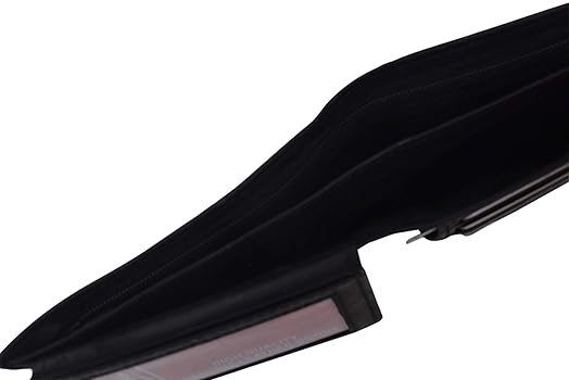 Bio-fold Mens Black Smooth Leather Genuine Leather Wallet at Bio-fold Mens Black Smooth Leather Genuine Leather Wallet at