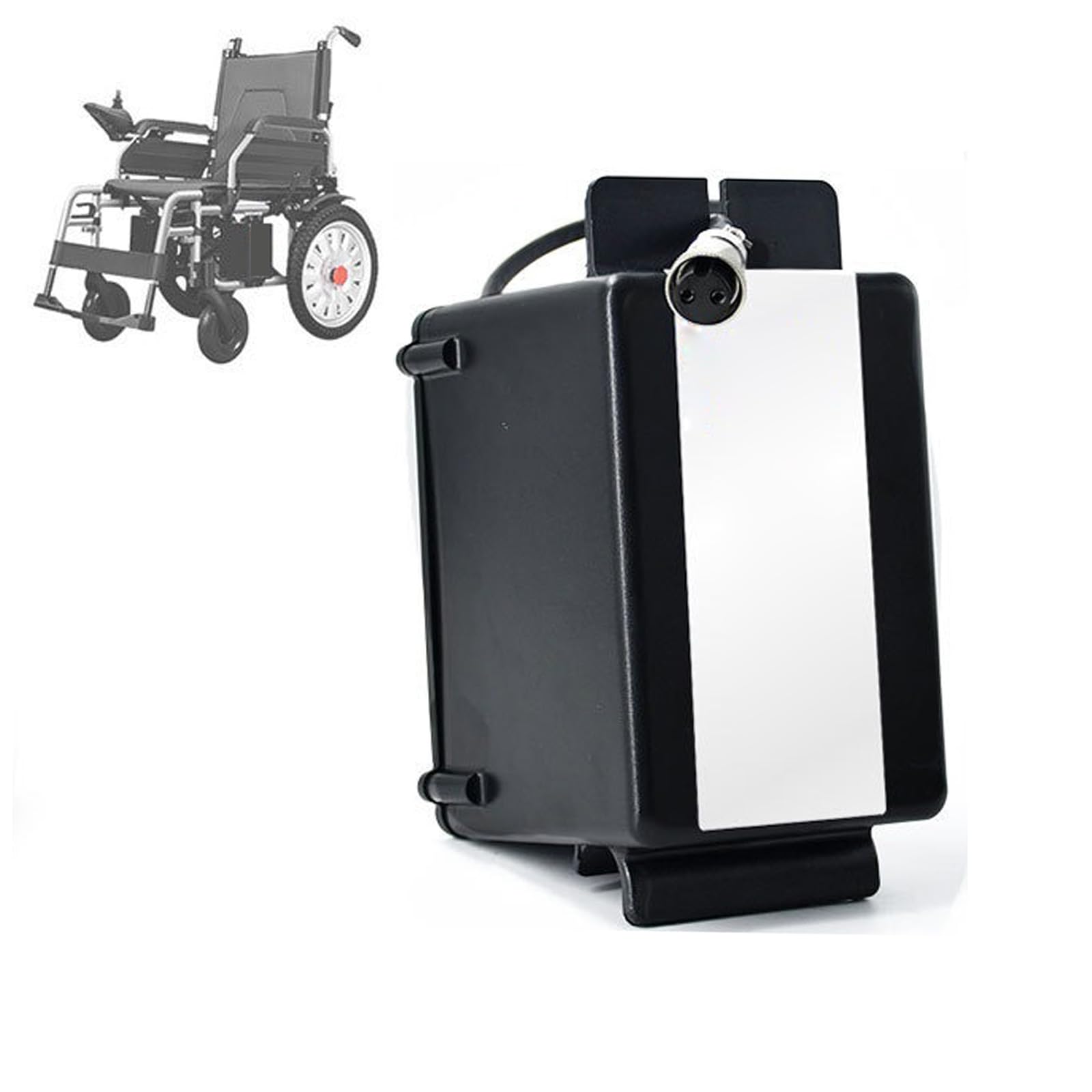 SSCYHT 24v 10ah 12ah 12.8ah 13ah 15ah 20ah 20.8ah 22.4ah Electric Wheelchair Battery Pack Replacement Rechargeable Lithium Battery for 550W 250W 50W Motor with Charger,24v13ah