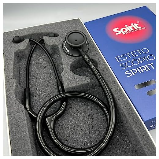 Estetoscópio Spirit MD Pro-Lite Adulto Black Edition