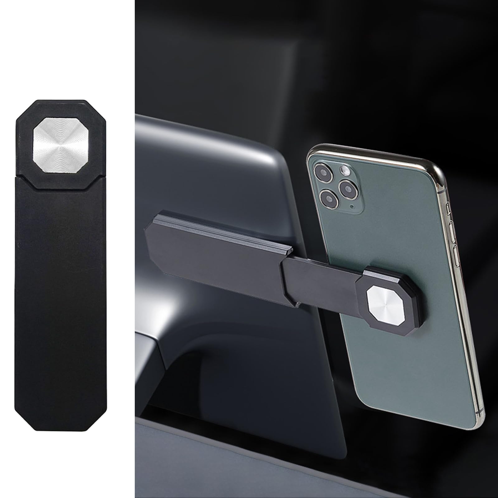 Zurligi Magnetic Phone Mount for Tesla Model 3/Y, Strong Magnet Car Phone Holder, 360° Rotatable, Easy Installation, Secure and Stable Dashboard Mount, Ideal for Navigation and Hands-Free Calls