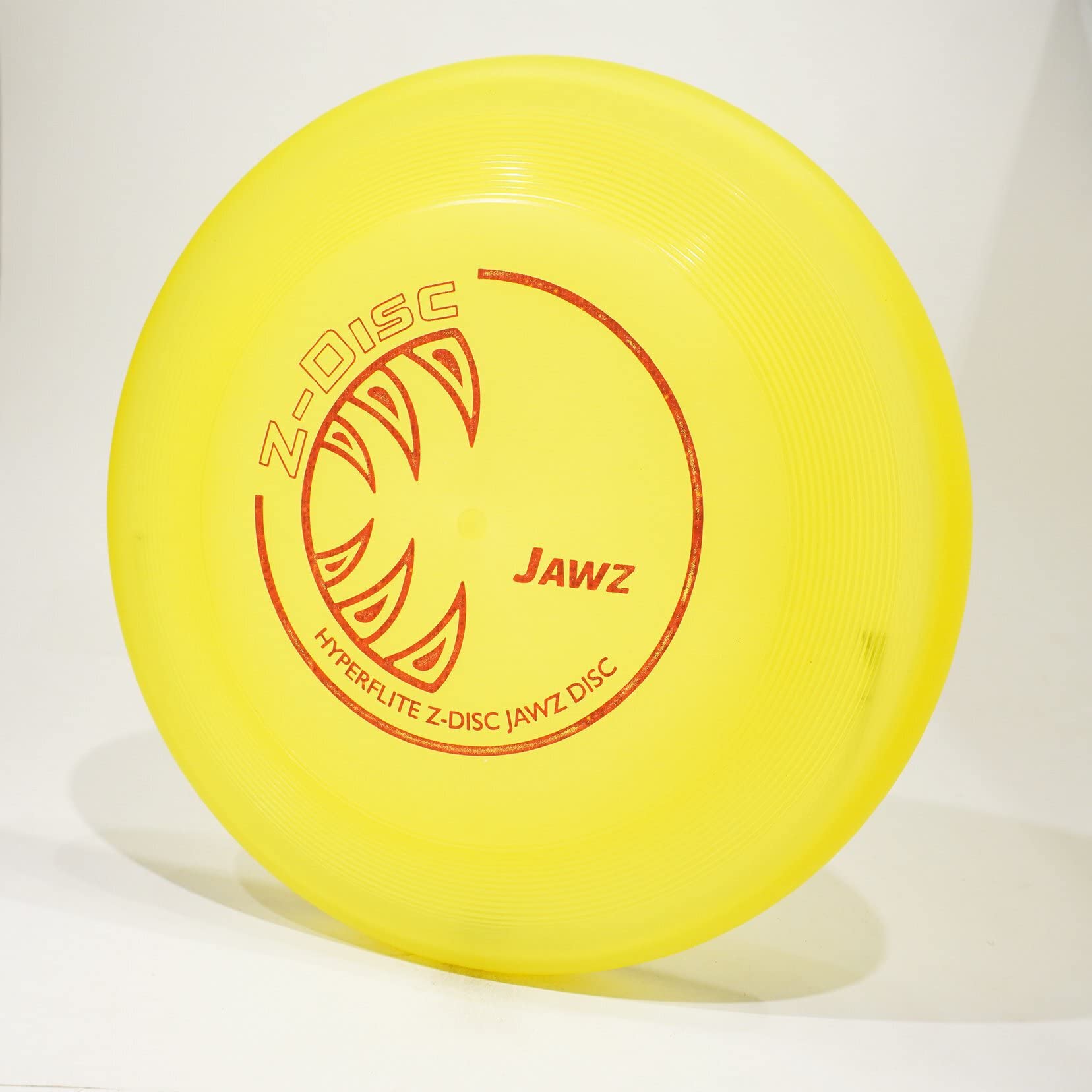 HyperfliteZ-Disc Jawz 9.25 Inch Dog Sport Flying Disc, Long Distance, Tough & Puncture-Resistant Lemon - Lime