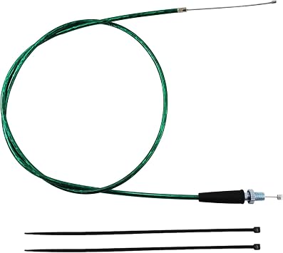 PRO BAT 1270mm/50 Throttle Cable with Straight Tip for 50cc 80cc 90cc 110cc 125cc 196cc Trail Pro ATV Quad Baja Coolster Taotao MBX10 MBX11 MB165 MB200 5.5HP 6.5HP Green