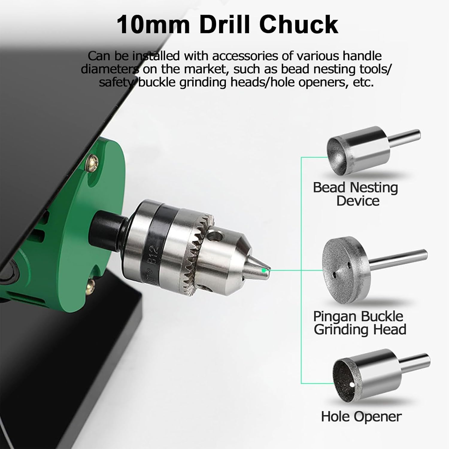 Máquina cortadora de Jade de 1850 W, Velocidad Ajustable de 800 a 12000 RPM, Profundidad de 50 mm, Incluye Manguera de Agua Universal de 500 mm para Grabar y pulir Joyas, Metales y Madera.