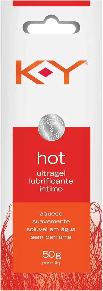 K-Y Gel Lubrificante Íntimo Hot K-Y Ky Aquece Esquenta - 50G