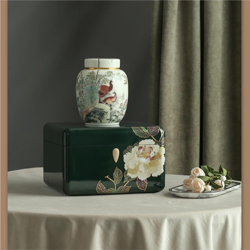 Herbata Coffee Pojemniki na cukier Luźny pojemnik do przechowywania herbaty Ceramiczny zapieczętowany słoik Retro Zestaw do herbaty Pojedynczy słoik / Podwójny słoik Zestaw pudełek na prezenty