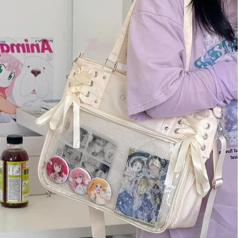 Bolso Damen BXCNCKD beige gran capacidad miniatura 3