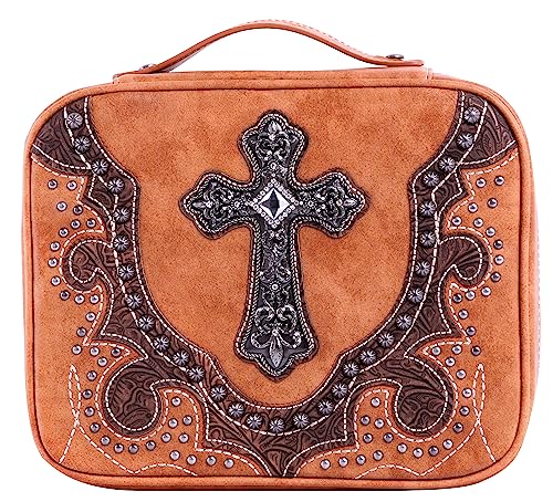 Montana West Western Style Embroidered Bible Covers for Women Men Bible Carrying Case Church Bag Bible Protective