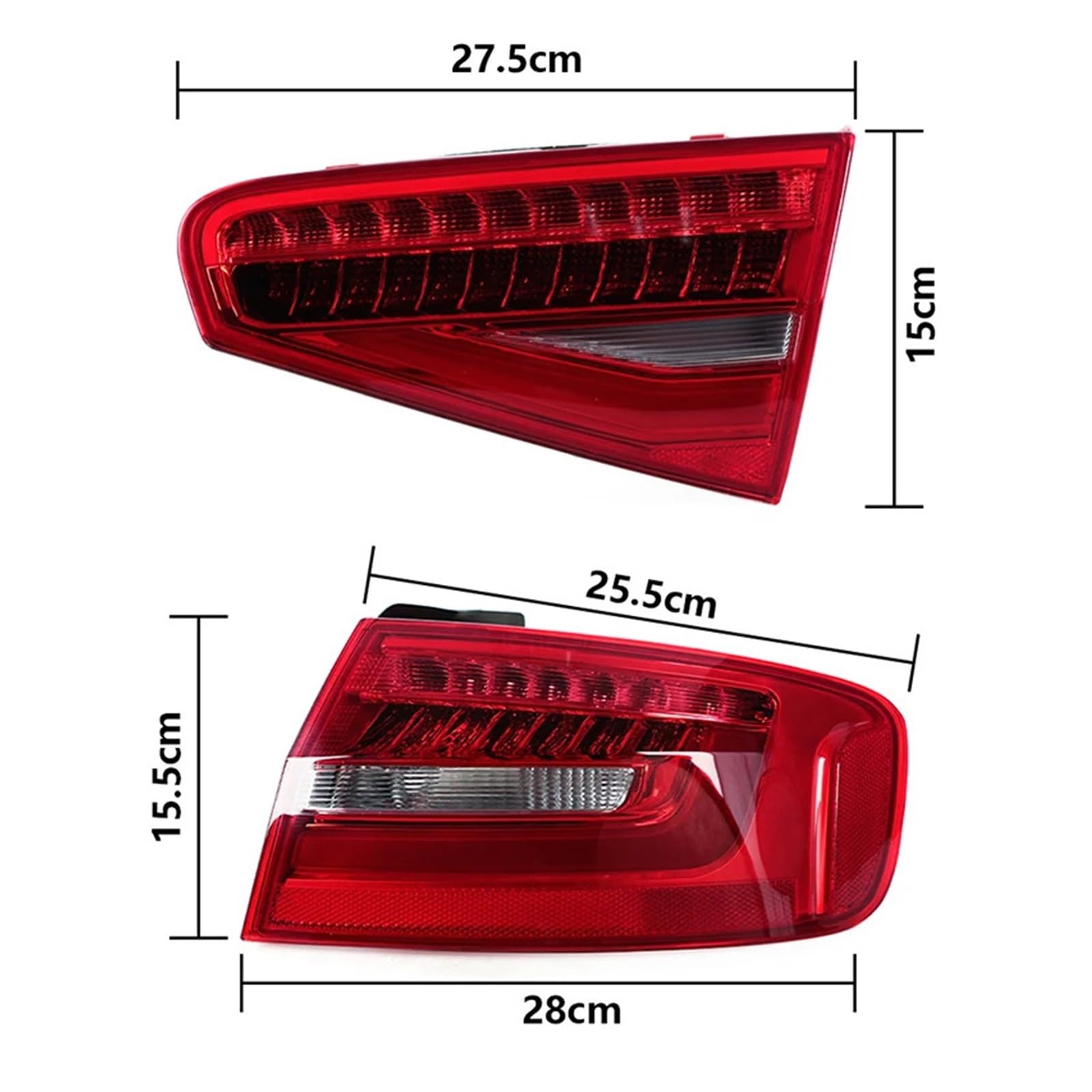 Conjunto piloto trasero coche Luz Trasera De Coche Para A4 B8.5 2013-2016 A4L Conjunto Freno LED Señal 8K5945095A 8K5945094A Reemplazo Accesorios