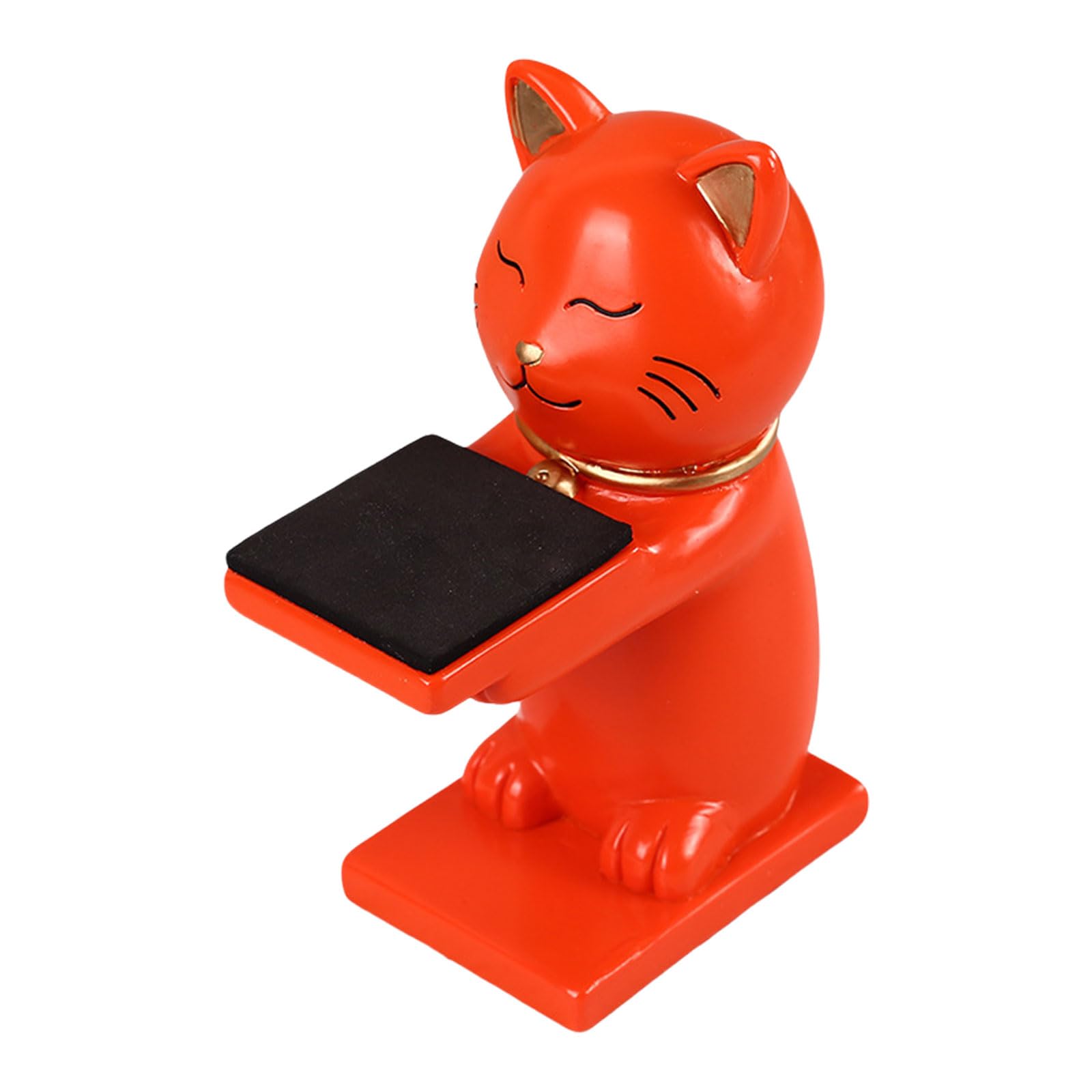 Msioytog Lovely Cats Figure Watch Stand Sturdy Resin Crafted Jewelry Display for Home and Accessory Storage Solution Decorative Watch Organizers