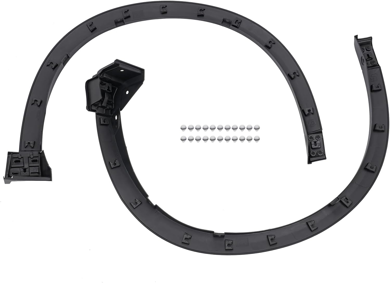 1 Pair Front Left & Right Fender Flares for 2017-2021 Mazda CX-5, KB7W51W20E8N, KB7W51W30E8N, MA1291106, MA1290106, Front Driver and Passenger Side Fender Trims Set, Wheel Arch Trim Replace