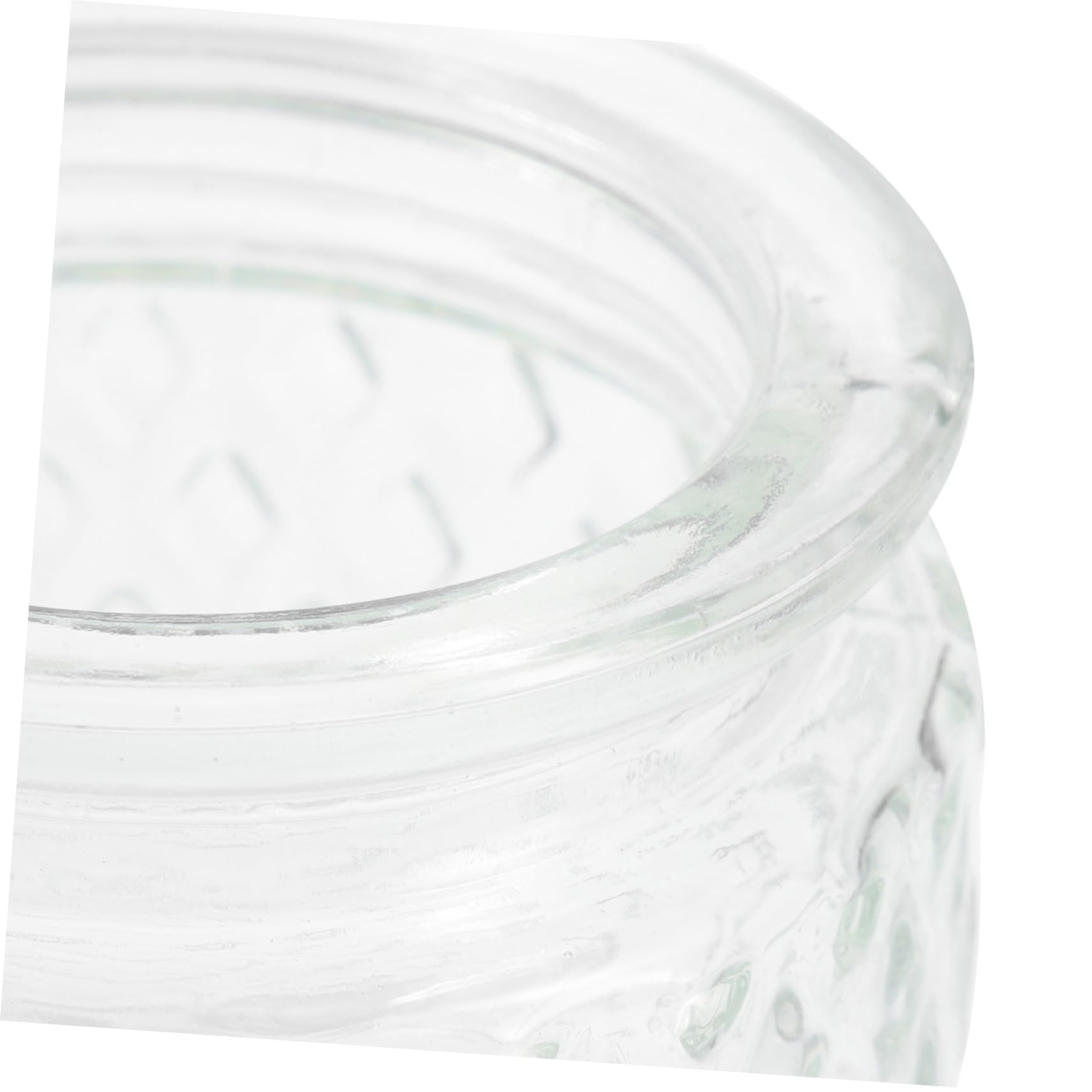 Gatuida Barattoli in Vetro Trasparente per Candele 280ml, Set da 3 Contenitori Artigianali da Tavolo, Decorazione Romantica per Camera da Letto, Soggiorno e Bar, Resistente