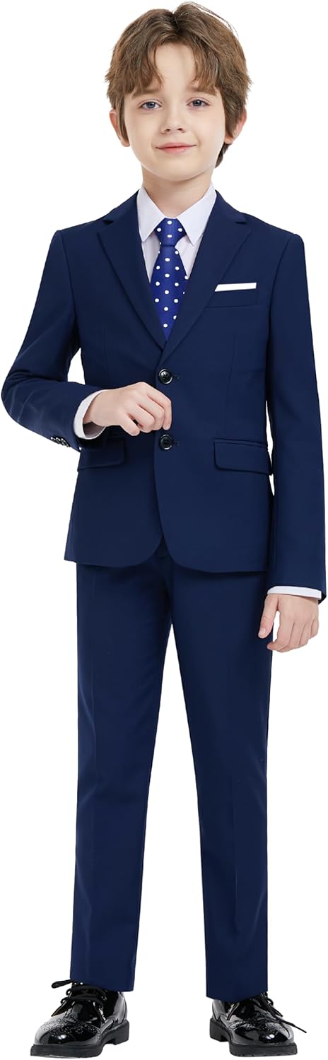 Boys Slim Fit Suits for Boys Suit Set Boy Dresswear Ring Bearer Outfit Kids Suits Boy Wedding Dress